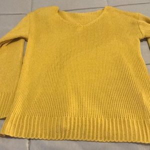 Yellow sweater